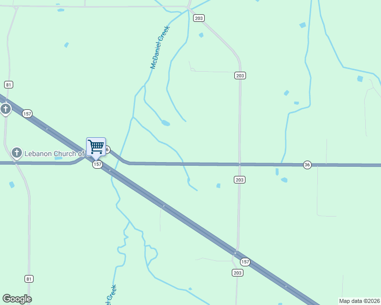 map of restaurants, bars, coffee shops, grocery stores, and more near 8415 Alabama 36 in Danville