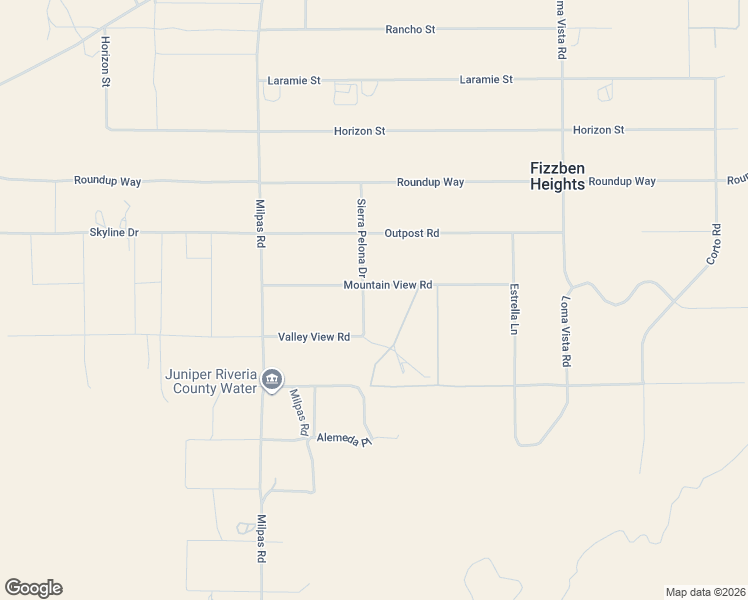 map of restaurants, bars, coffee shops, grocery stores, and more near 0 Mountain View Road in Lucerne Valley