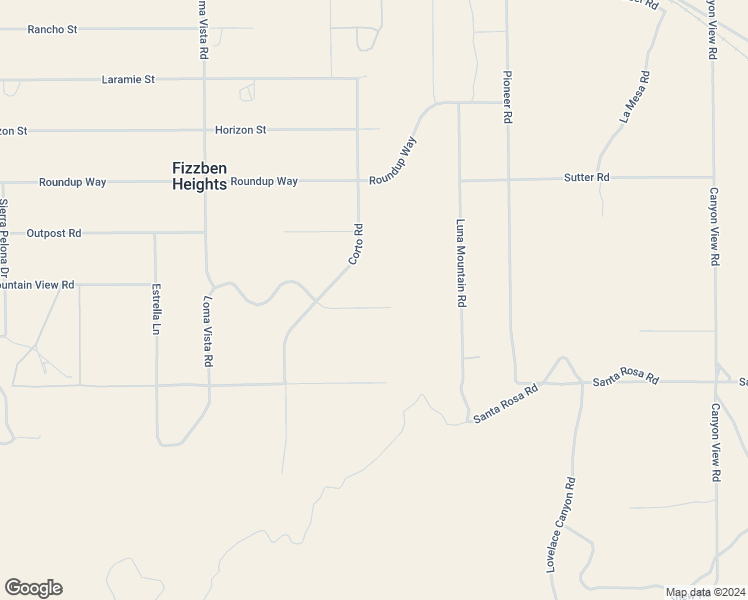 map of restaurants, bars, coffee shops, grocery stores, and more near Valley View Road in San Bernardino County