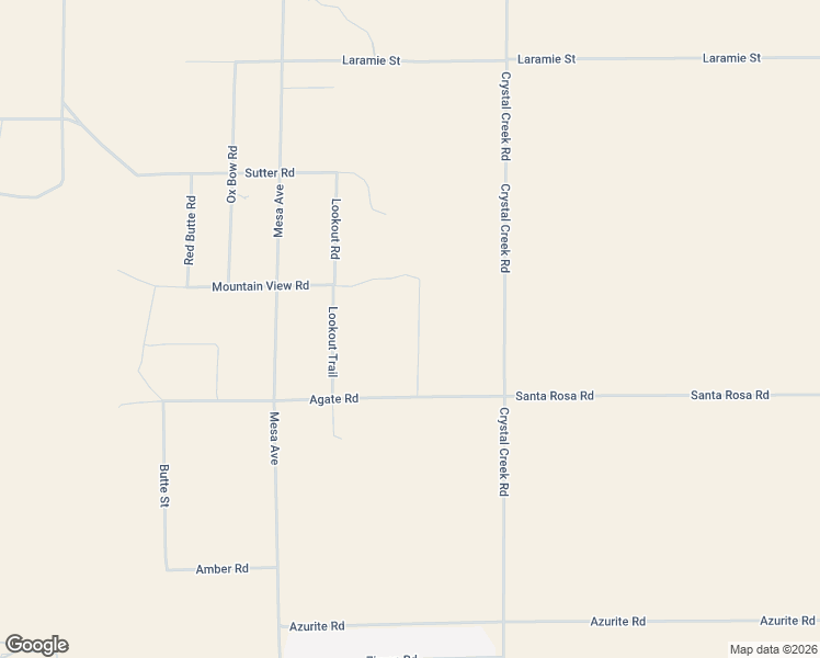 map of restaurants, bars, coffee shops, grocery stores, and more near 9094 Crystal Creek Road in Lucerne Valley