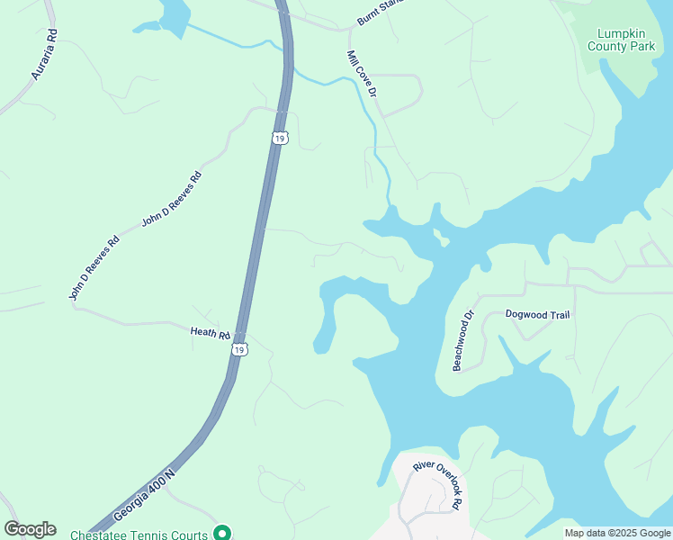 map of restaurants, bars, coffee shops, grocery stores, and more near 61 Jandi Lane in Dawsonville