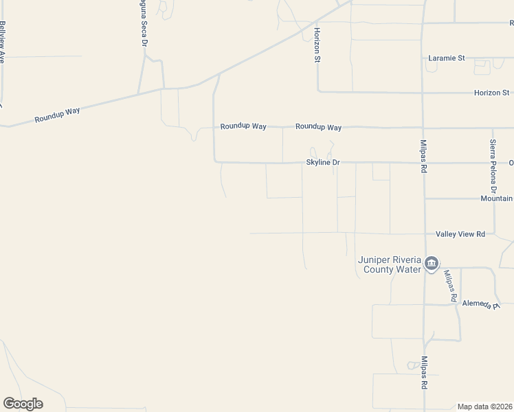 map of restaurants, bars, coffee shops, grocery stores, and more near 25245 Skyline Drive in Apple Valley