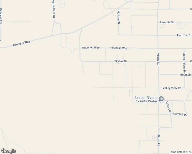 map of restaurants, bars, coffee shops, grocery stores, and more near 25245 Skyline Drive in Apple Valley