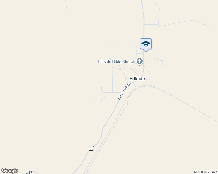 map of restaurants, bars, coffee shops, grocery stores, and more near 26162 Pecks Peak Road in Bagdad