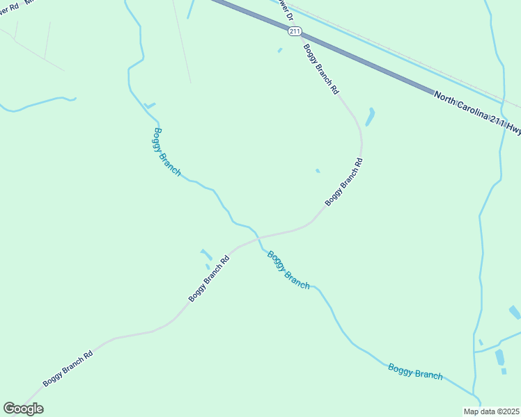 map of restaurants, bars, coffee shops, grocery stores, and more near Boggy Branch Road in Bladen County