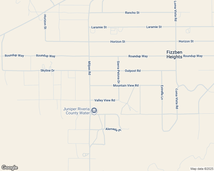map of restaurants, bars, coffee shops, grocery stores, and more near Mountain View Road in San Bernardino County