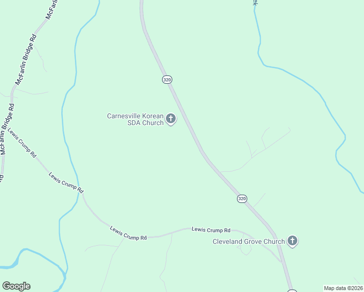 map of restaurants, bars, coffee shops, grocery stores, and more near 5821 Georgia 320 in Carnesville
