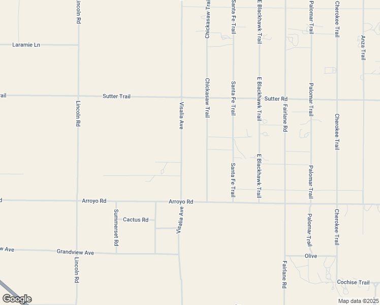 map of restaurants, bars, coffee shops, grocery stores, and more near 9125 Visalia Avenue in Lucerne Valley