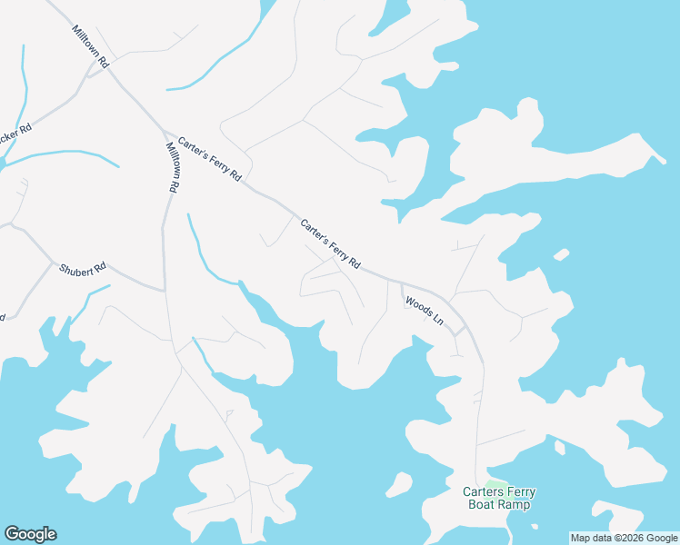 map of restaurants, bars, coffee shops, grocery stores, and more near 376 Carter's Ferry Road in Hartwell