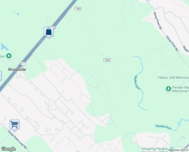 map of restaurants, bars, coffee shops, grocery stores, and more near 685 Edens Lane in Hampstead