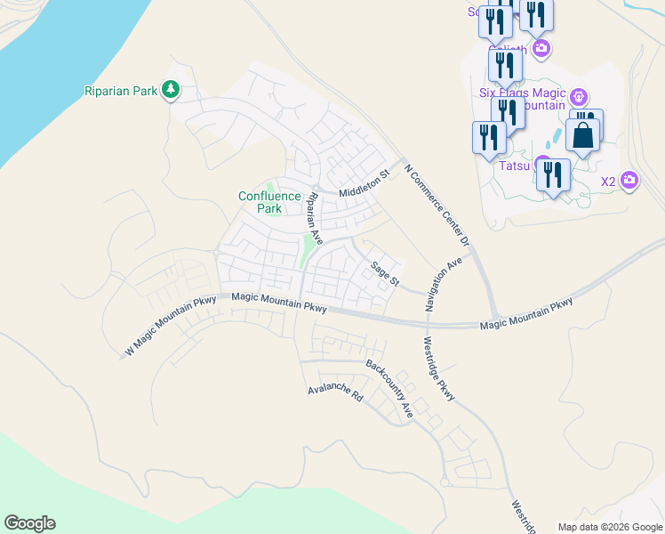 map of restaurants, bars, coffee shops, grocery stores, and more near 27469 Quiet View Place in Los Angeles County