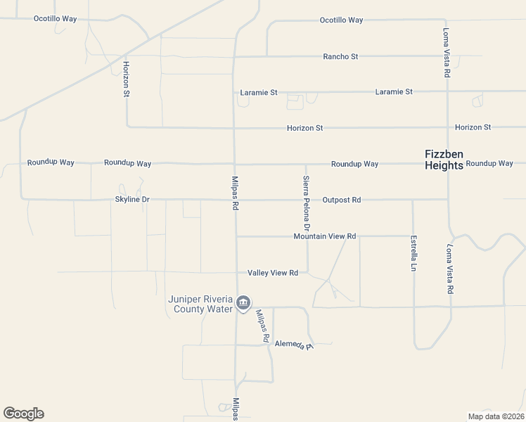 map of restaurants, bars, coffee shops, grocery stores, and more near 25725 Outpost Road in Apple Valley