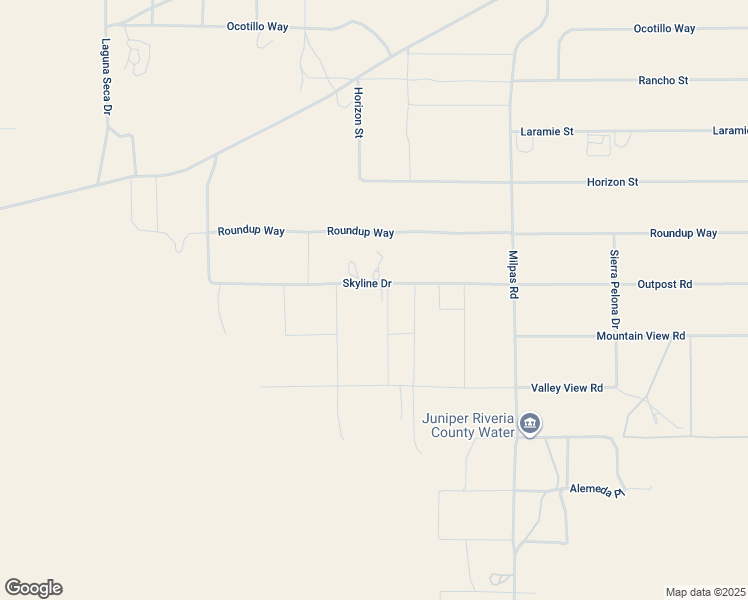 map of restaurants, bars, coffee shops, grocery stores, and more near 25435 Skyline Drive in Apple Valley