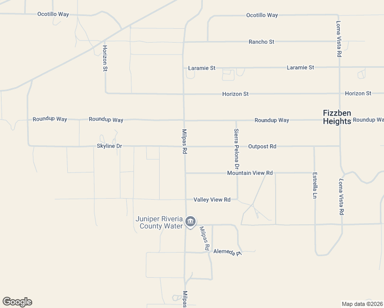 map of restaurants, bars, coffee shops, grocery stores, and more near 25725 Outpost Road in Apple Valley