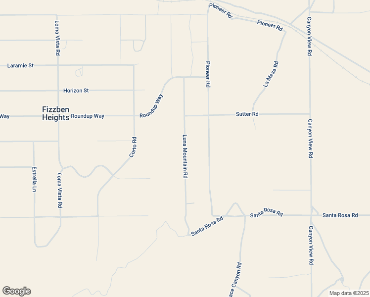 map of restaurants, bars, coffee shops, grocery stores, and more near Luna Mountain Road in San Bernardino County