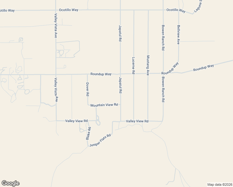 map of restaurants, bars, coffee shops, grocery stores, and more near 9170 Japatul Road in Apple Valley
