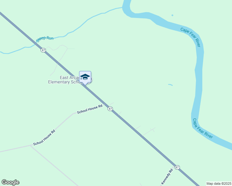 map of restaurants, bars, coffee shops, grocery stores, and more near North Carolina 87 in Elizabethtown
