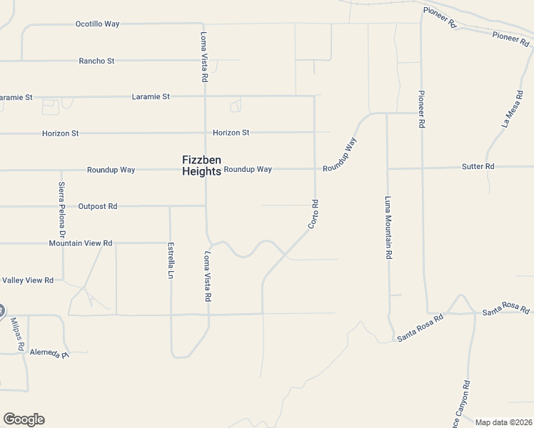 map of restaurants, bars, coffee shops, grocery stores, and more near 26421 Outpost Road in Apple Valley