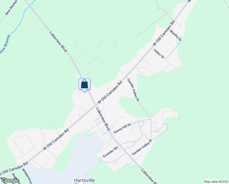 map of restaurants, bars, coffee shops, grocery stores, and more near 833 West Old Camden Road in Hartsville