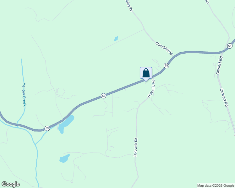 map of restaurants, bars, coffee shops, grocery stores, and more near 19 Thelma's Way in Dawsonville
