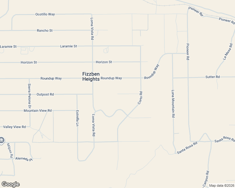 map of restaurants, bars, coffee shops, grocery stores, and more near 26421 Outpost Road in Apple Valley