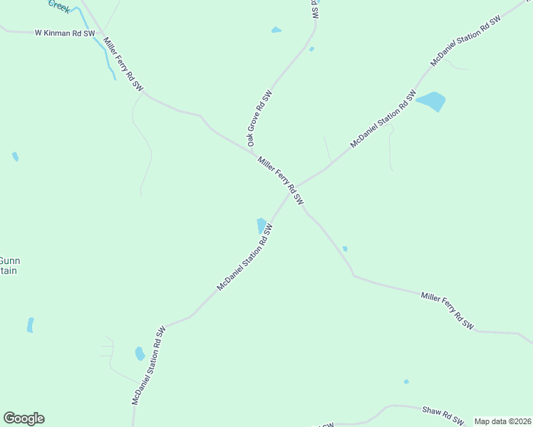 map of restaurants, bars, coffee shops, grocery stores, and more near 2864 McDaniel Station Road Southwest in Adairsville