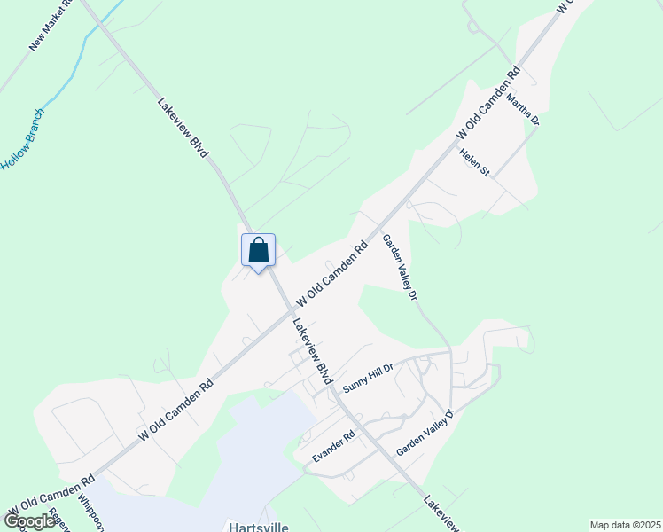 map of restaurants, bars, coffee shops, grocery stores, and more near 833 West Old Camden Road in Hartsville