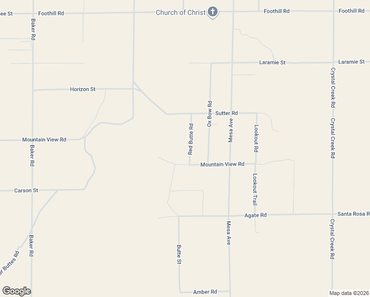 map of restaurants, bars, coffee shops, grocery stores, and more near Red Butte Road in Lucerne Valley