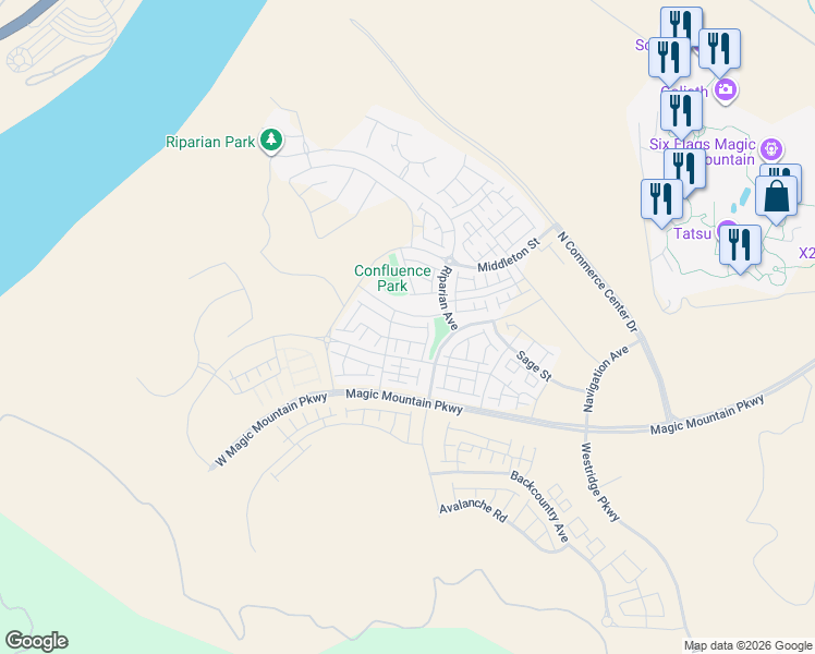 map of restaurants, bars, coffee shops, grocery stores, and more near in 