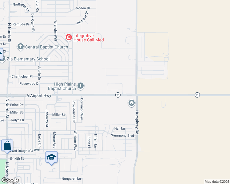 map of restaurants, bars, coffee shops, grocery stores, and more near 2005 Hali Lane in Clovis