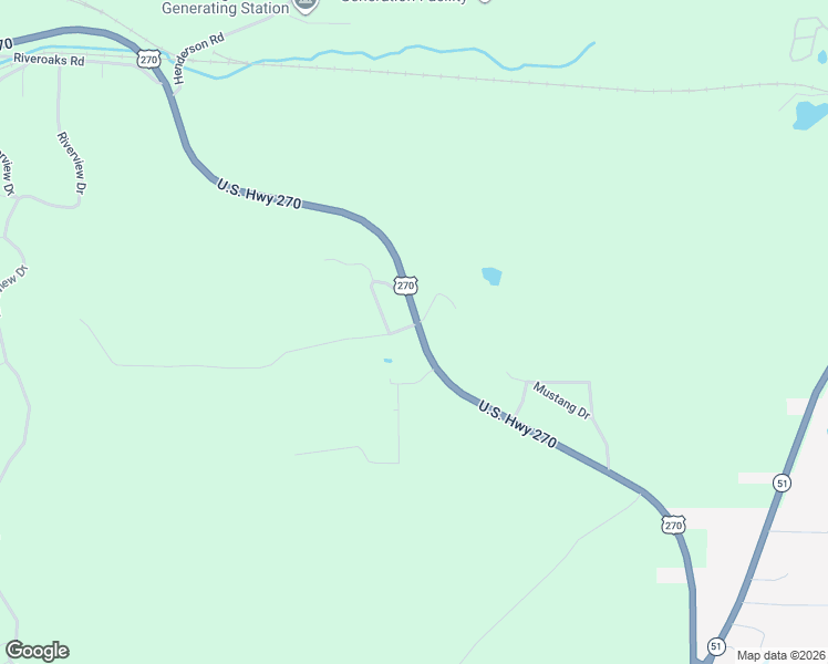 map of restaurants, bars, coffee shops, grocery stores, and more near 5589 U.S. 270 in Malvern