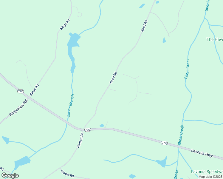 map of restaurants, bars, coffee shops, grocery stores, and more near Pinkston Drive in Hart County