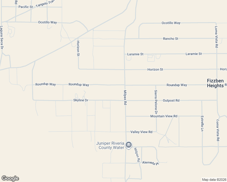 map of restaurants, bars, coffee shops, grocery stores, and more near Roundup Way in Apple Valley