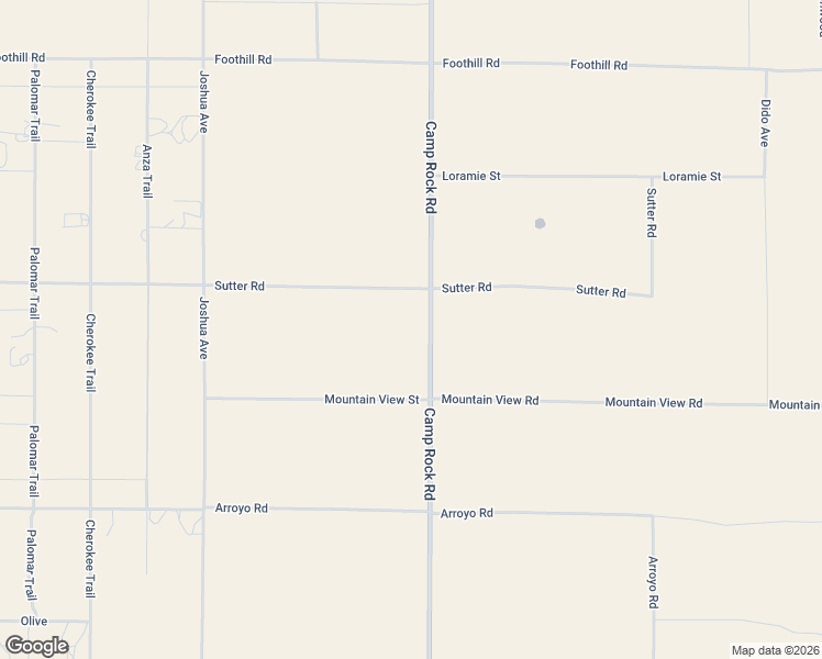 map of restaurants, bars, coffee shops, grocery stores, and more near Camp Rock Road in Lucerne Valley