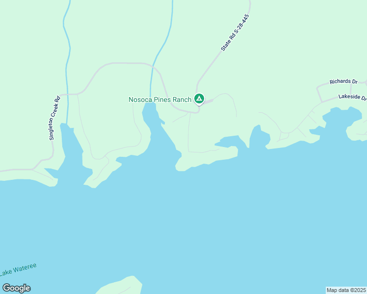 map of restaurants, bars, coffee shops, grocery stores, and more near 2982 Singleton Creek Road in Kershaw County