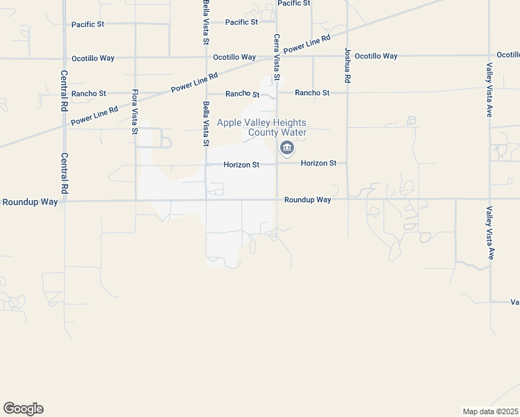 map of restaurants, bars, coffee shops, grocery stores, and more near 23053 Roundup Way in Apple Valley