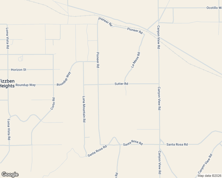 map of restaurants, bars, coffee shops, grocery stores, and more near Sutter Road in Apple Valley