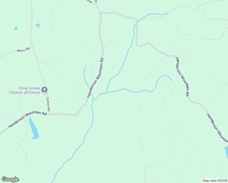 map of restaurants, bars, coffee shops, grocery stores, and more near 7567 Henderson Mountain Road in Jasper