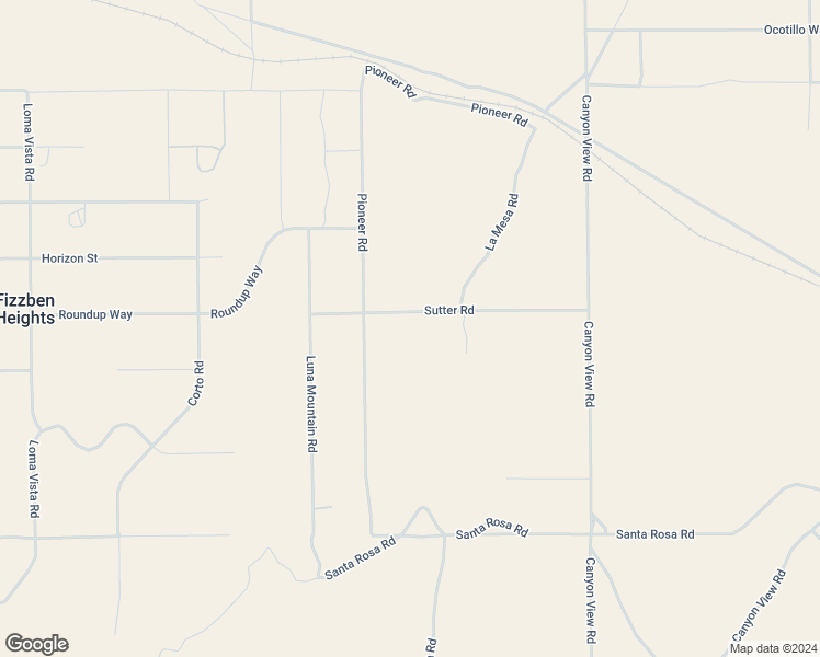 map of restaurants, bars, coffee shops, grocery stores, and more near Sutter Road in Apple Valley