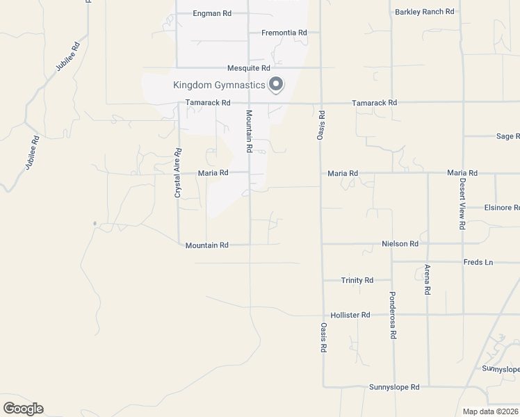 map of restaurants, bars, coffee shops, grocery stores, and more near 9425 Mountain Road in Pinon Hills