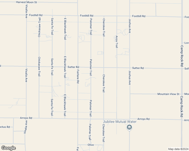 map of restaurants, bars, coffee shops, grocery stores, and more near 9243 Palomar Trail in Lucerne Valley