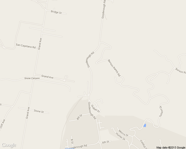 map of restaurants, bars, coffee shops, grocery stores, and more near 1550 Goodenough Road in Fillmore