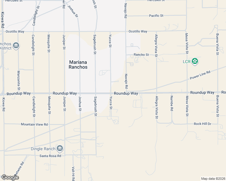 map of restaurants, bars, coffee shops, grocery stores, and more near 9321 Yucca Street in Apple Valley