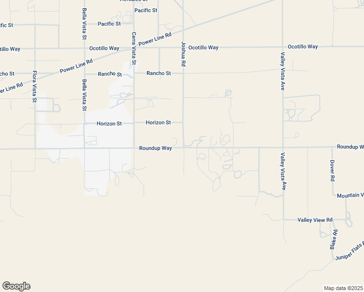 map of restaurants, bars, coffee shops, grocery stores, and more near Joshua Road in Apple Valley