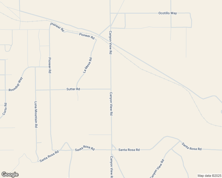 map of restaurants, bars, coffee shops, grocery stores, and more near Sutter Road in Apple Valley