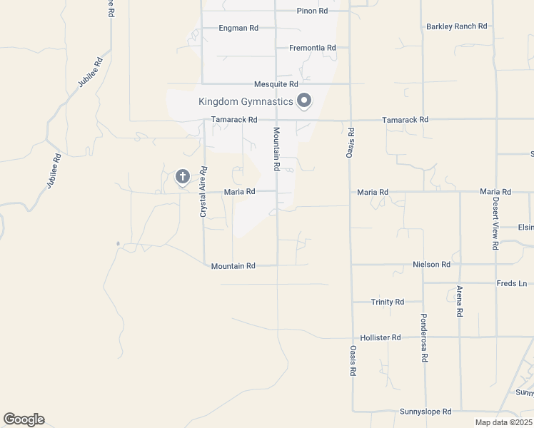 map of restaurants, bars, coffee shops, grocery stores, and more near 9432 Mountain Road in Piñon Hills