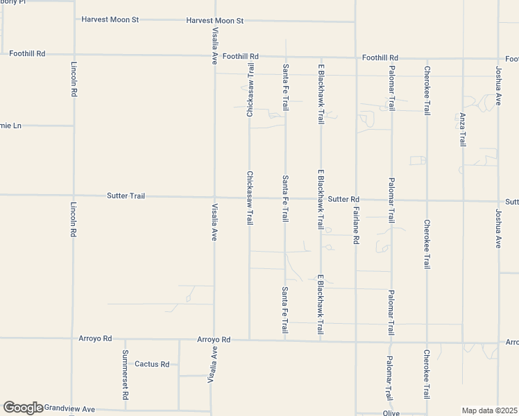 map of restaurants, bars, coffee shops, grocery stores, and more near 35833 Sutter Trail in Lucerne Valley