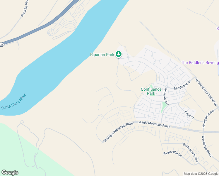 map of restaurants, bars, coffee shops, grocery stores, and more near 27594 Juniper Lane in Los Angeles County