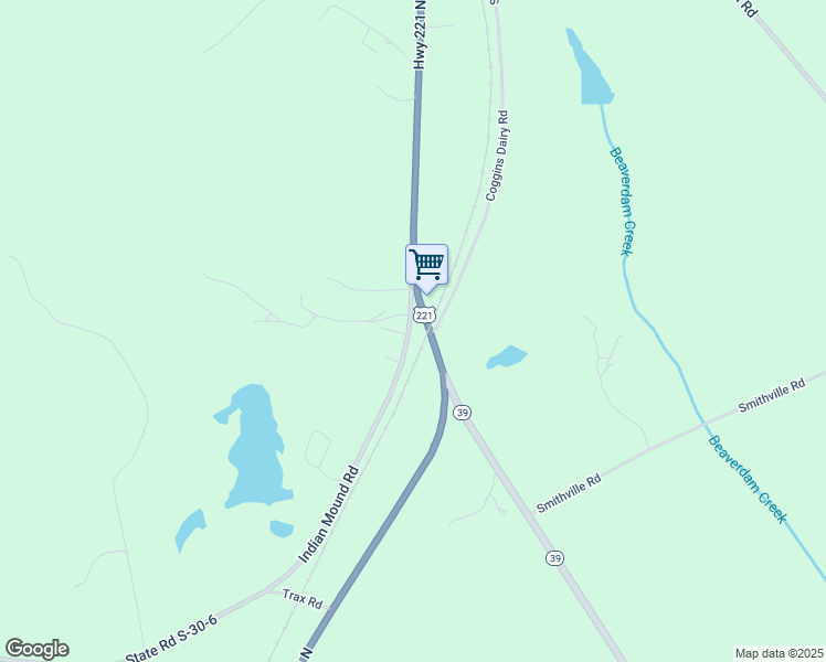 map of restaurants, bars, coffee shops, grocery stores, and more near 99 Indian Mound Road in Laurens