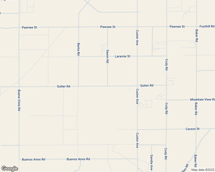 map of restaurants, bars, coffee shops, grocery stores, and more near Saxon Road in Lucerne Valley